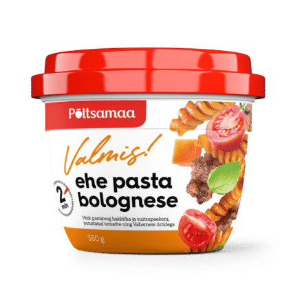 Image of: Põltsamaa Valmis! Ehe pasta bolognese 380g x 6