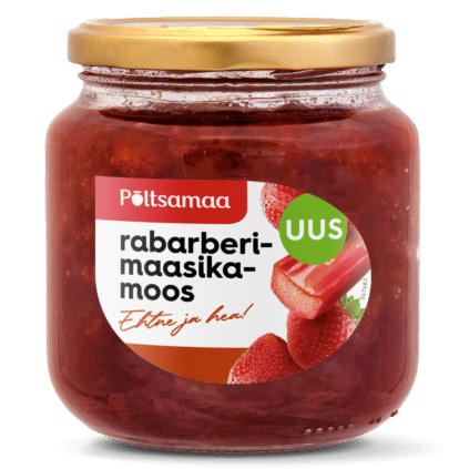 Image of: Põltsamaa rabarberi-maasikamoos 600g x 6