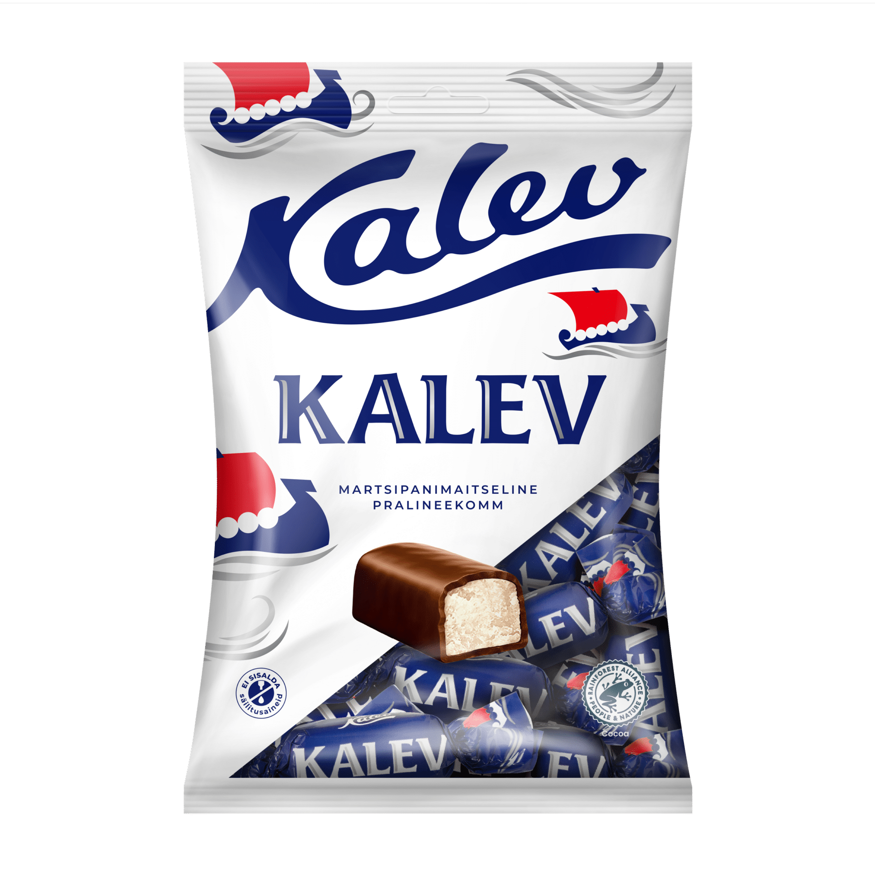 Image of: Kalev martsipanimaitseline pralineekomm 175g x 21