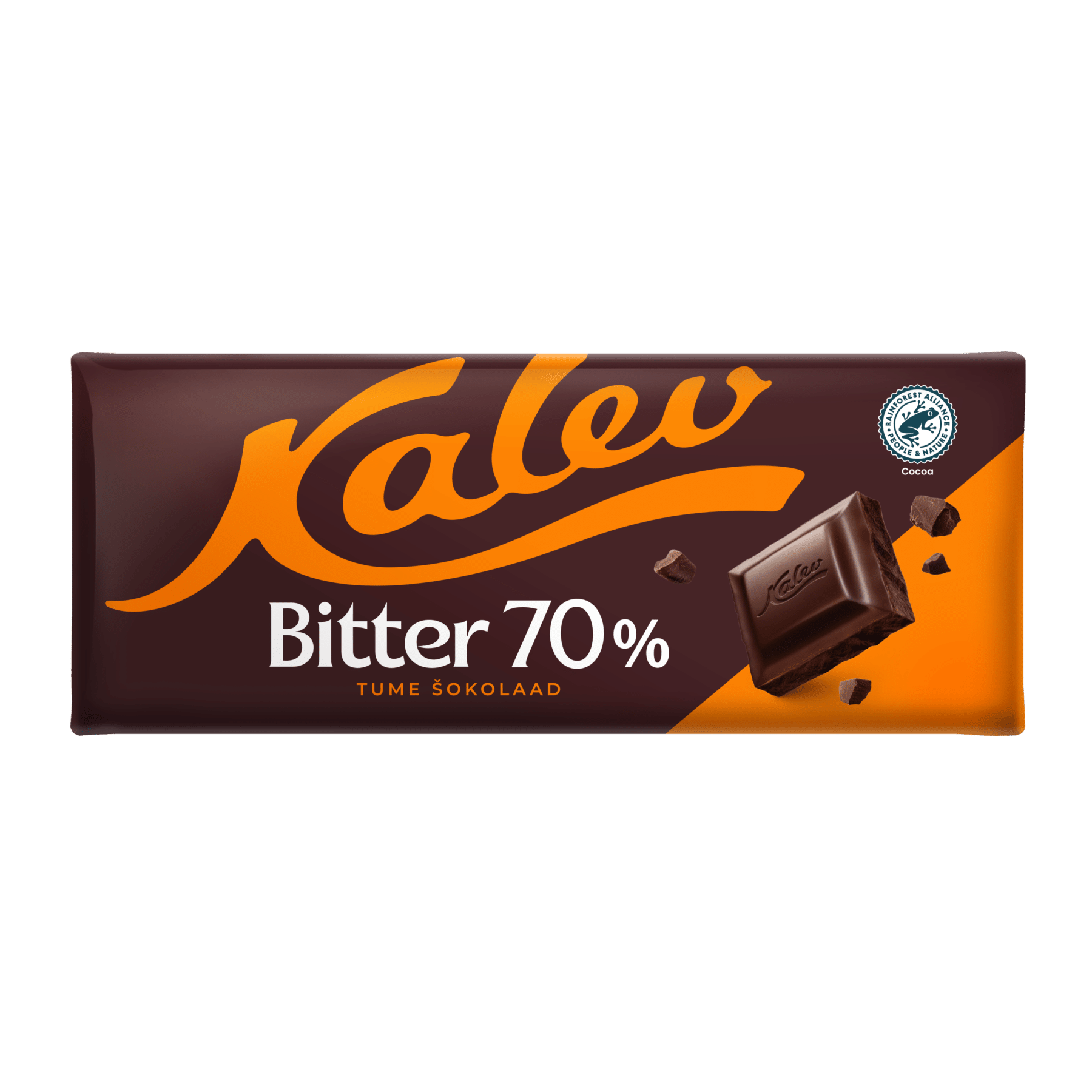 Image of: Kalev Bitter 70% tume šokolaad 200g x 9