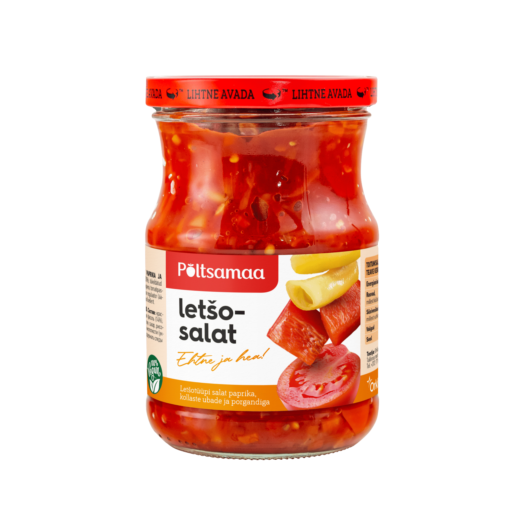 Image of: Põltsamaa Letšosalat 550g x 8