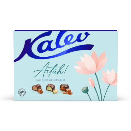 Image of: Kalev “Aitäh” valik piimašokolaadikomme 226g x 8