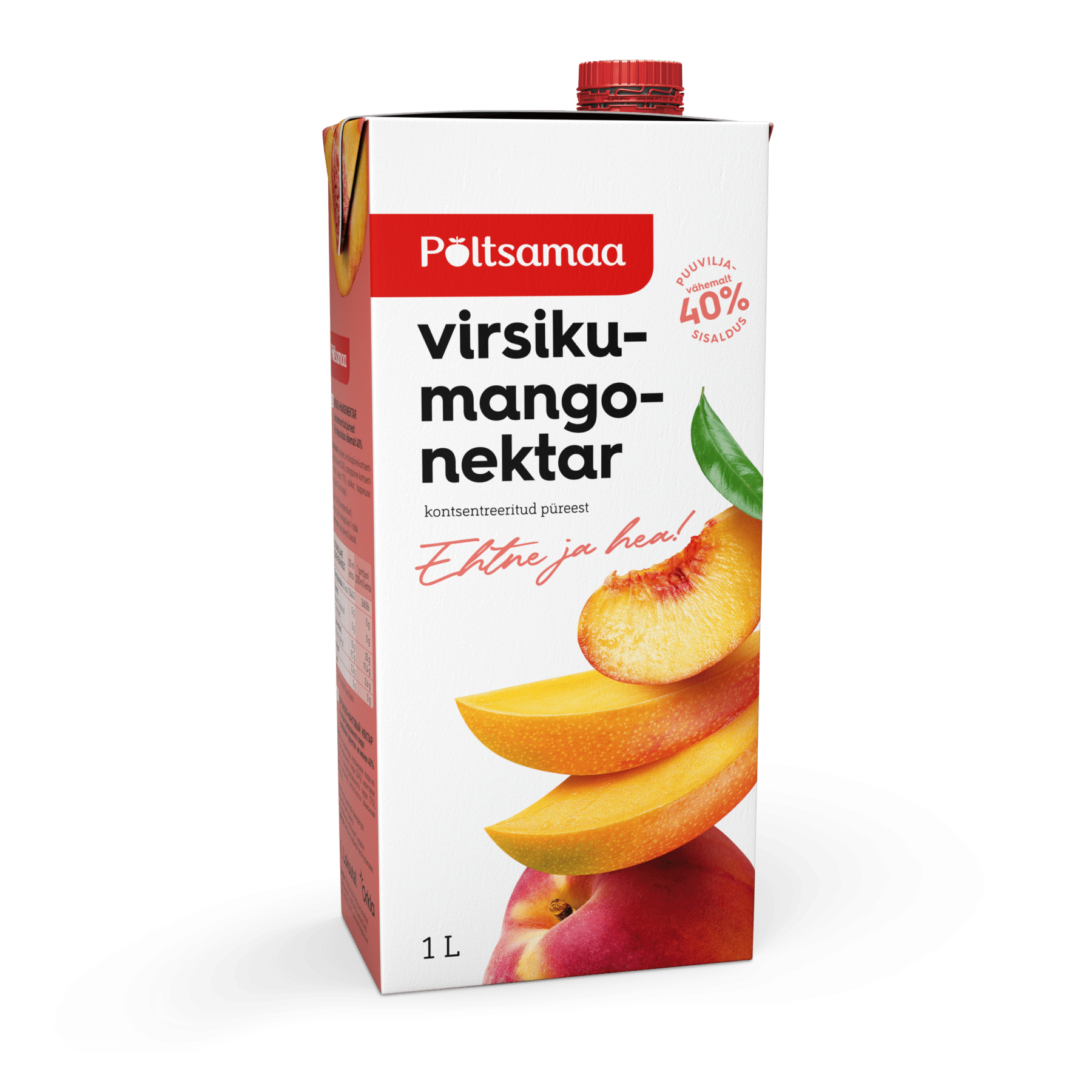 Image of: Põltsamaa Virsiku-mangonektar 1L x 12