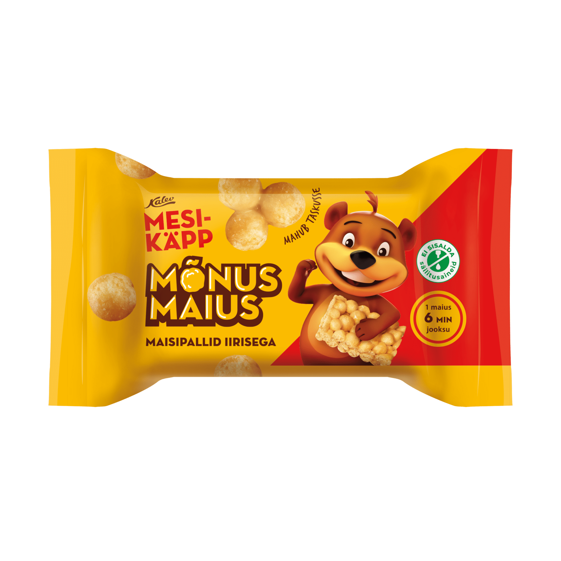 Image of: Mesikäpp Mõnus Maius maisipallid iirisega 25g x 20