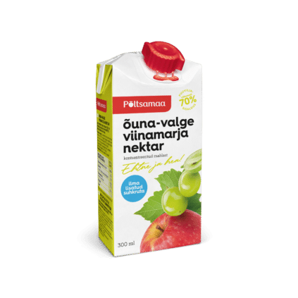 Image of: Põltsamaa Õuna-valge viinamarja nektar 300ml x 24