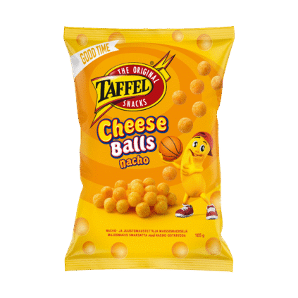 Taffel Cheese Balls Nacho кукурузные снеки 105г x 10