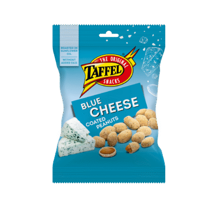 Tootepilt tootele Taffel sinihallitusjuustumaitselised kaetud maapähklid 140g x 11