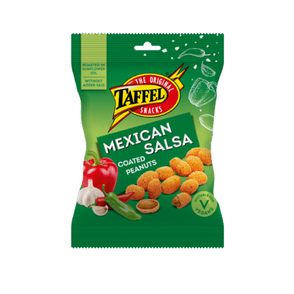 Tootepilt tootele Taffel mehhiko salsa maitselised kaetud maapähklid 140g x 11