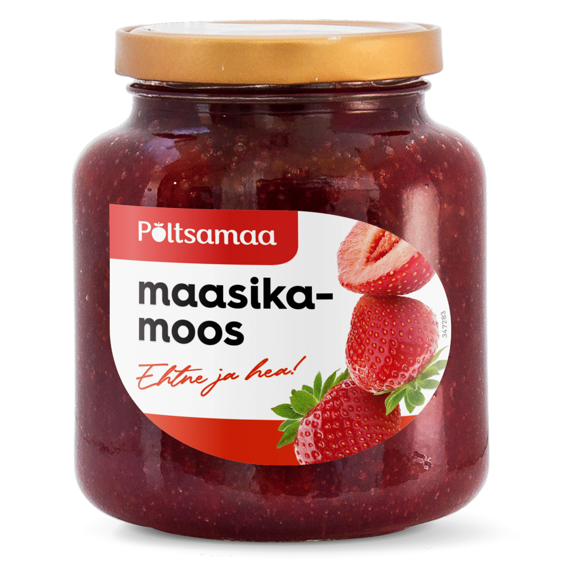 Tootepilt tootele Põltsamaa Maasikamoos 380g x 12