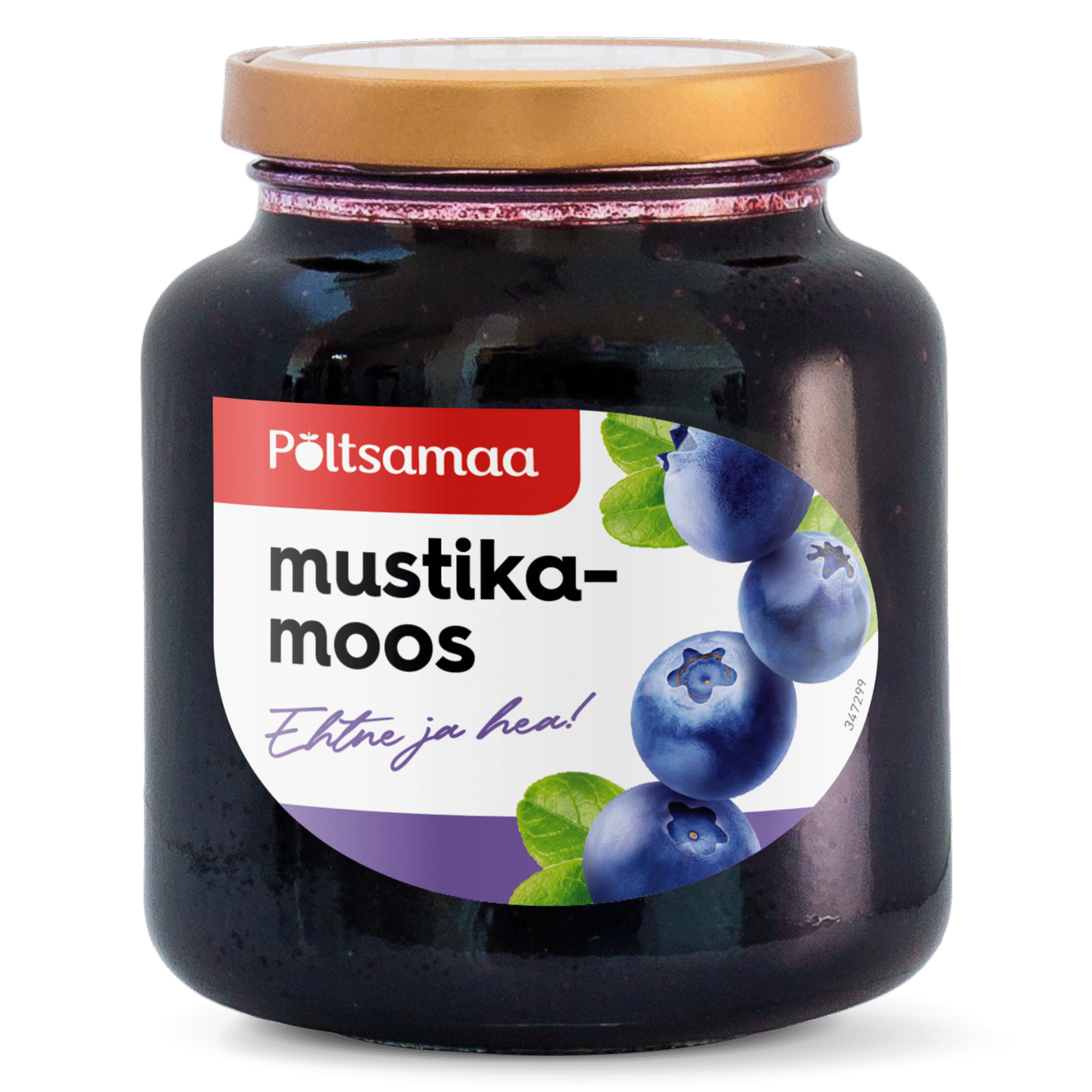 Tootepilt tootele Põltsamaa Mustikamoos 380g x 12