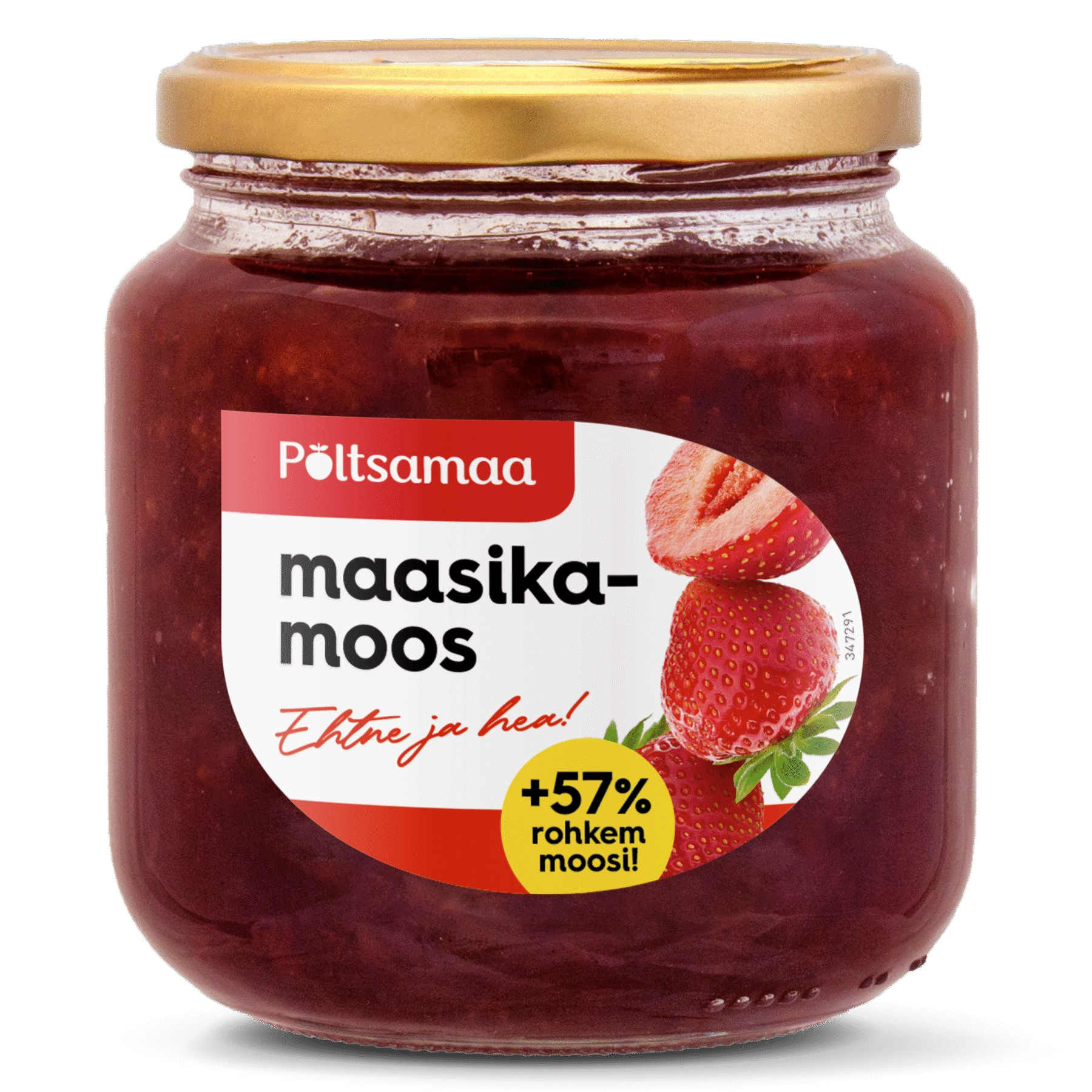 Tootepilt tootele Põltsamaa Maasikamoos 600g x 6