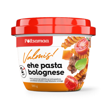 Tootepilt tootele Põltsamaa Valmis! Ehe pasta bolognese 380g x 6