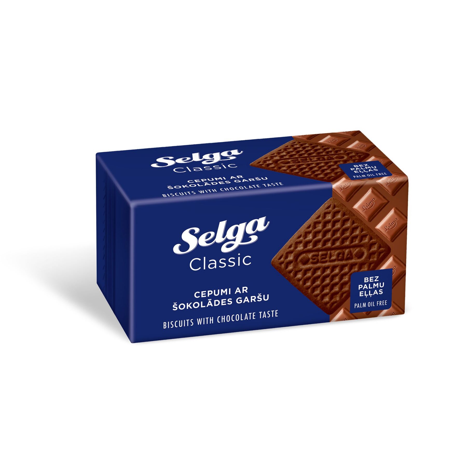 Tootepilt tootele Selga šokolaadimaitselised vormiküpsised 180g x 48