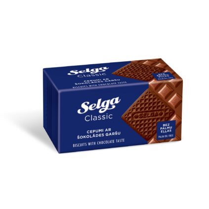 Tootepilt tootele Selga šokolaadimaitselised vormiküpsised 180g x 48