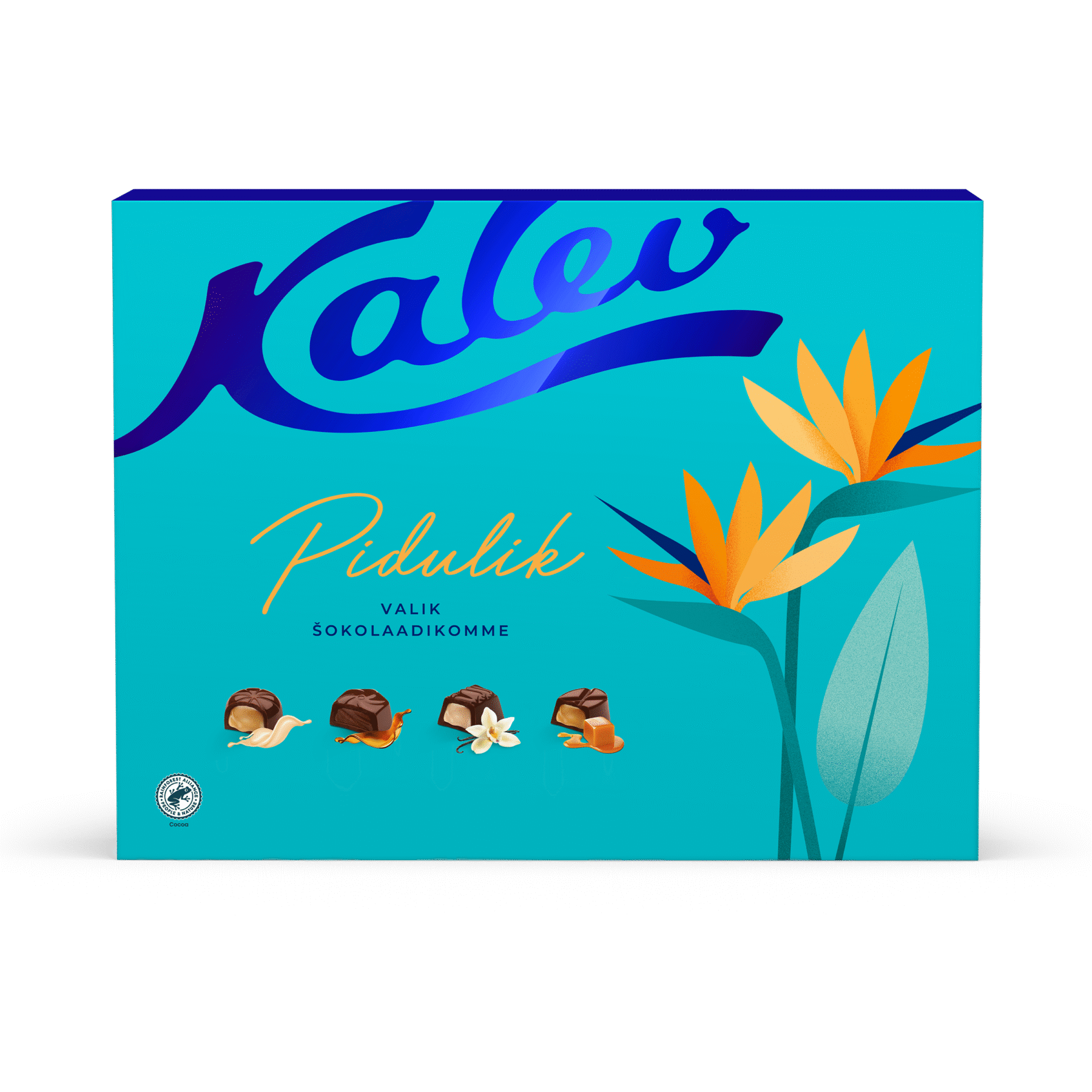 Tootepilt tootele Kalev Pidulik valik šokolaadikomme 435g x 8
