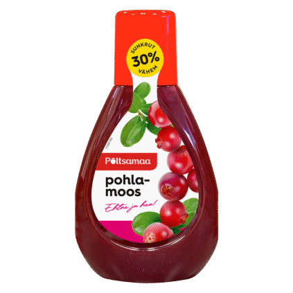 Tootepilt tootele Põltsamaa Pohlamoos pudelis 385g x 10