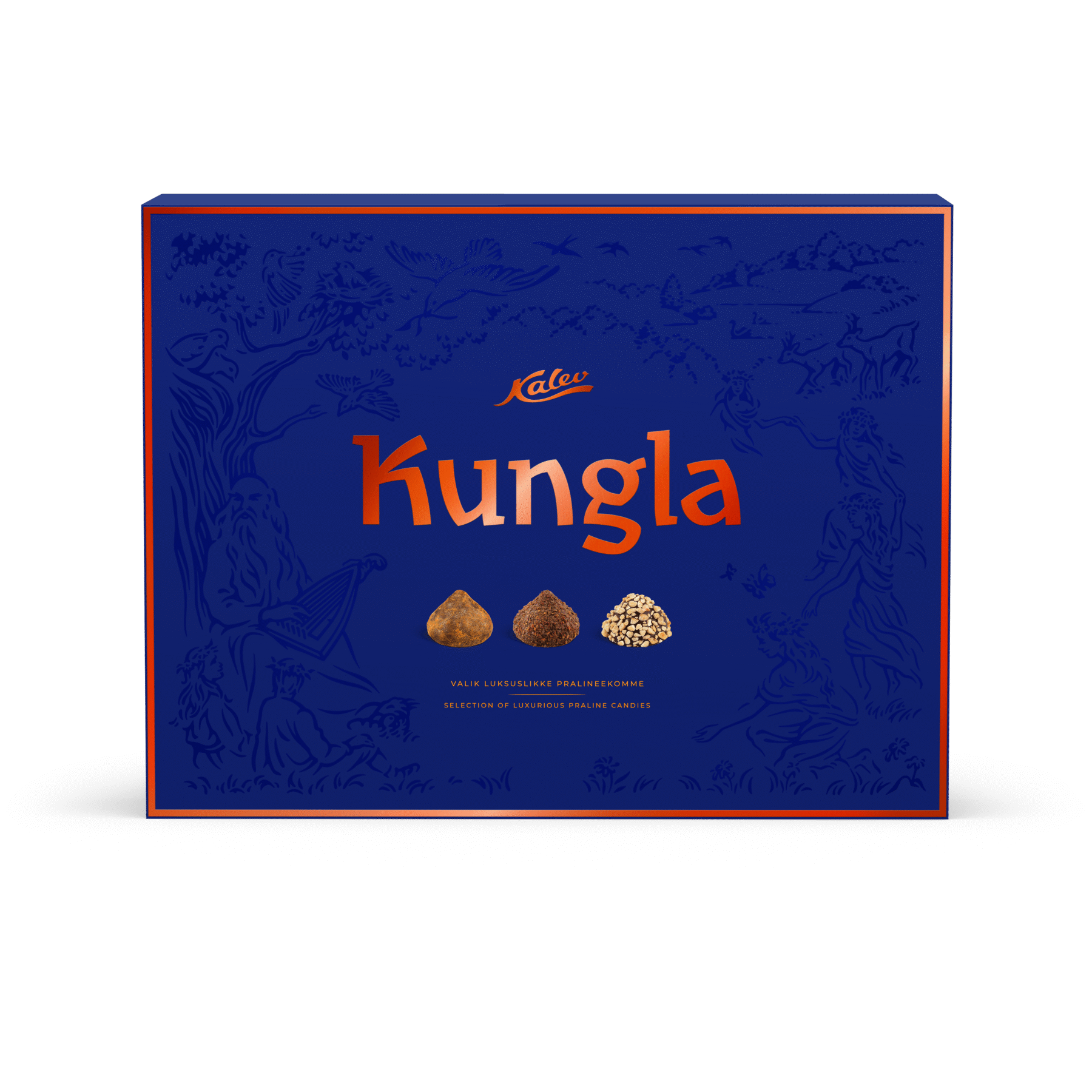 Tootepilt tootele Kalev Kungla valik pralineekomme 390g x 4