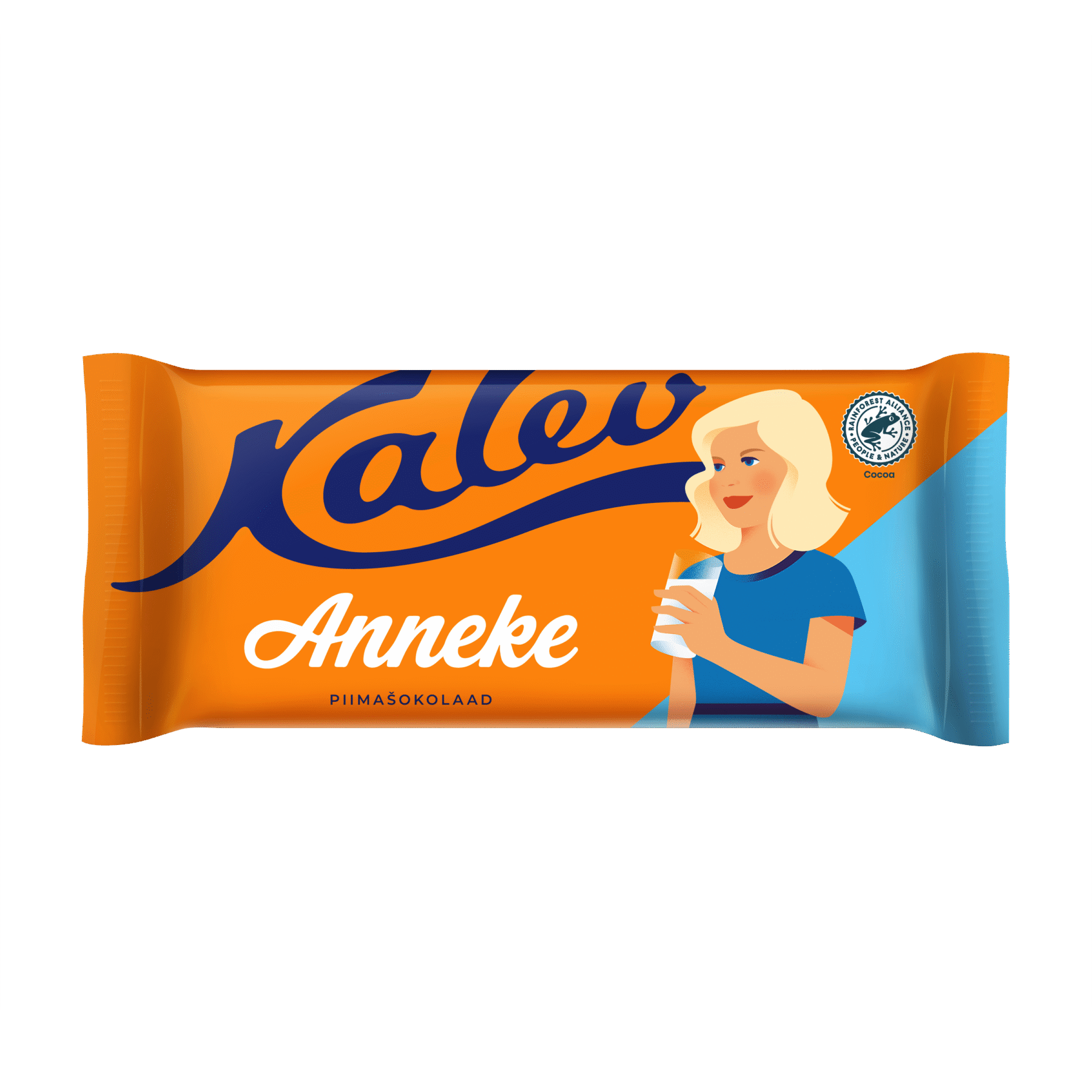 Tootepilt tootele Kalev Anneke piimašokolaad 100g x 15