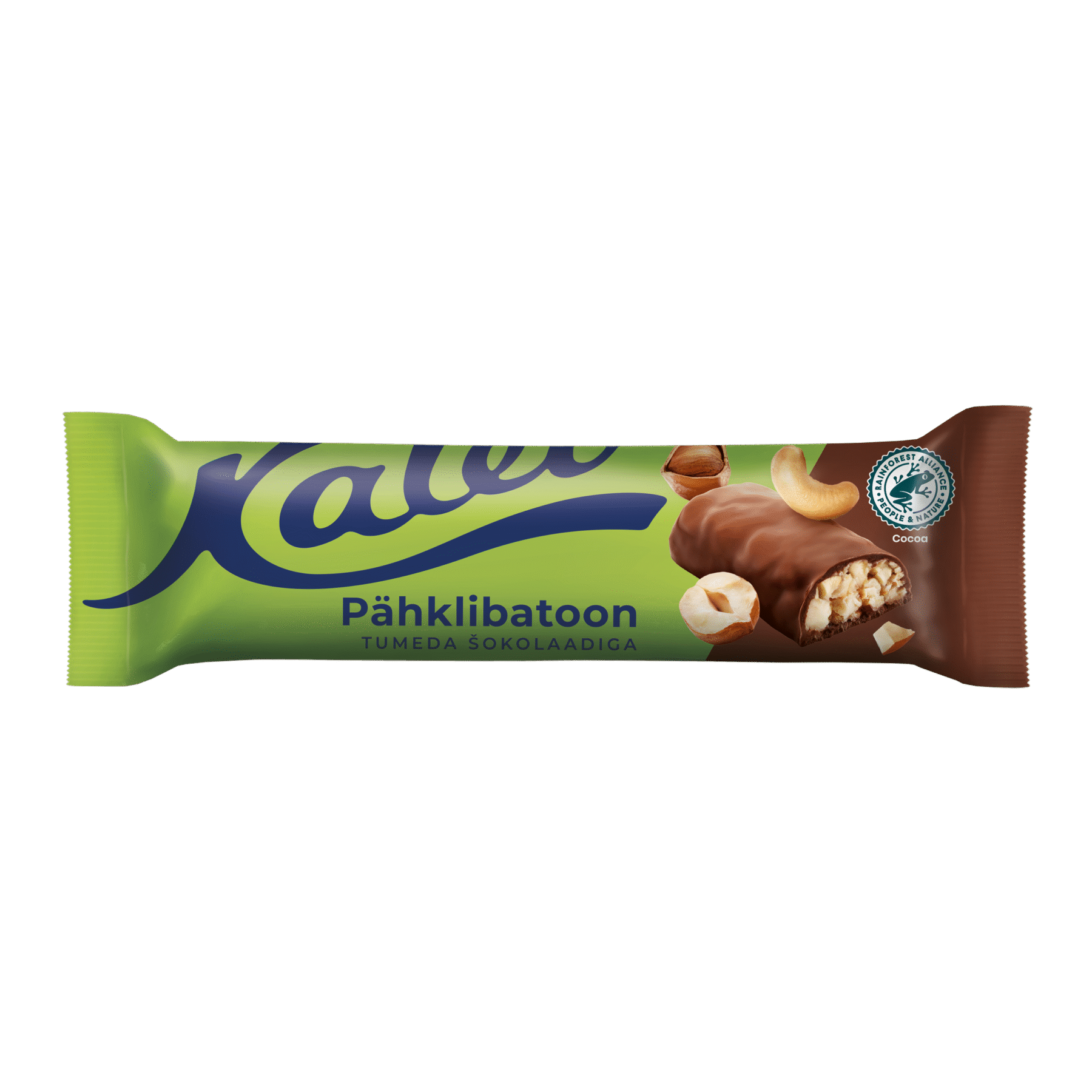 Tootepilt tootele Kalev pähklibatoon tumedas šokolaadis 40g x 30