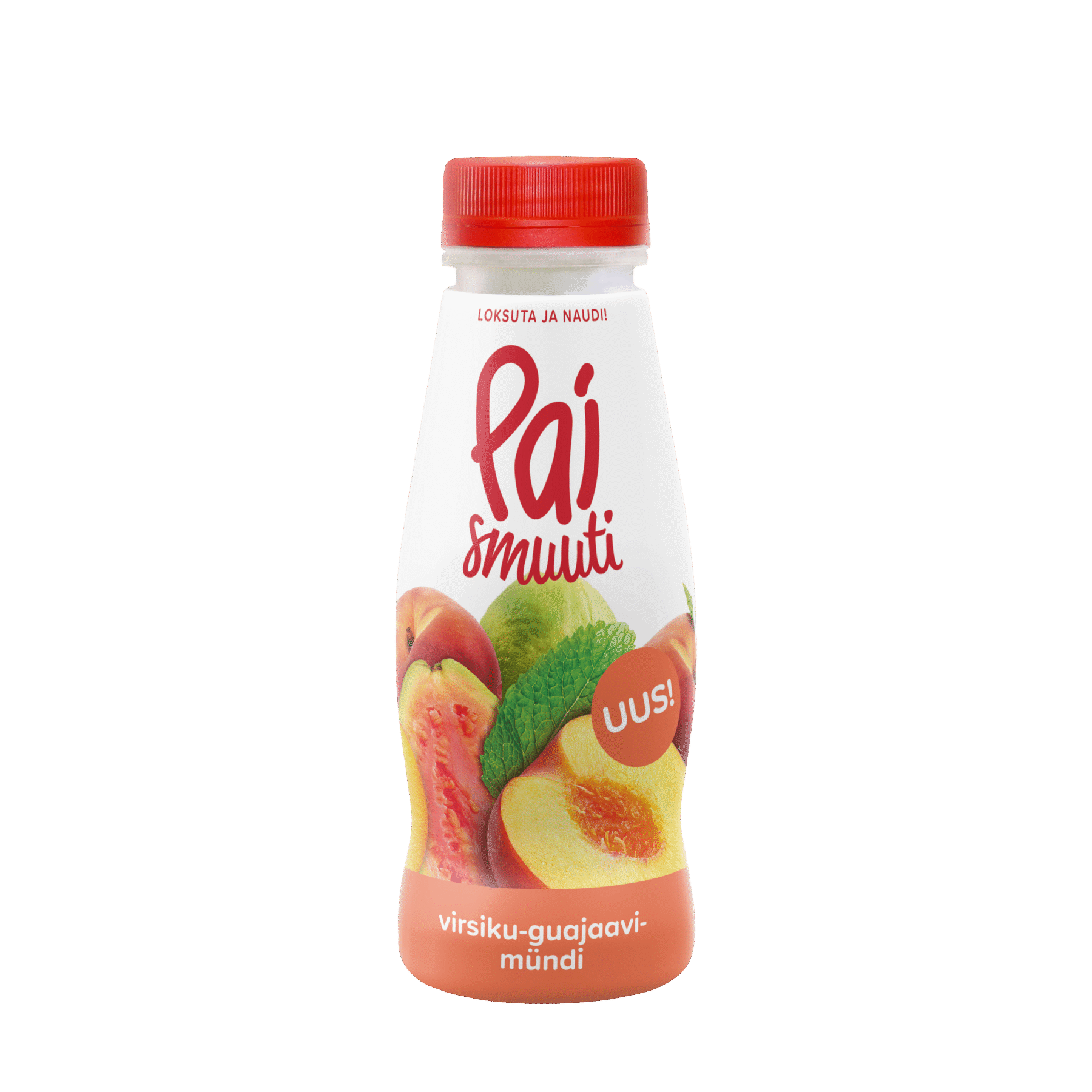 Tootepilt tootele Pai Virsiku-guajaavi-mündi smuuti 280ml x 10