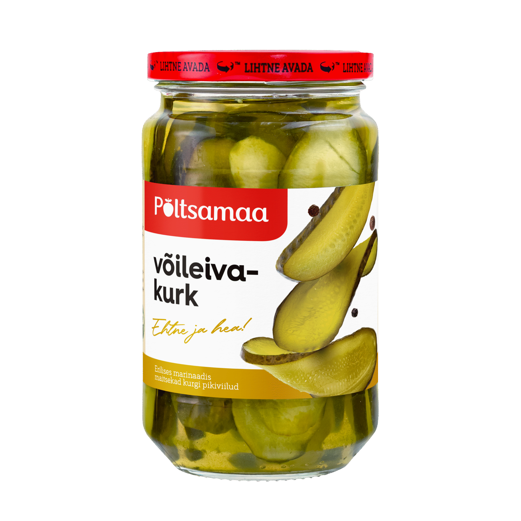 Tootepilt tootele Põltsamaa Võileivakurk 460g x 8