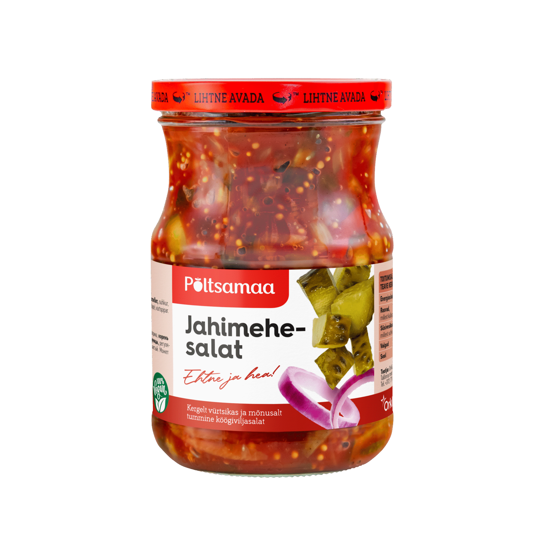 Tootepilt tootele Põltsamaa Jahimehesalat 550g x 8