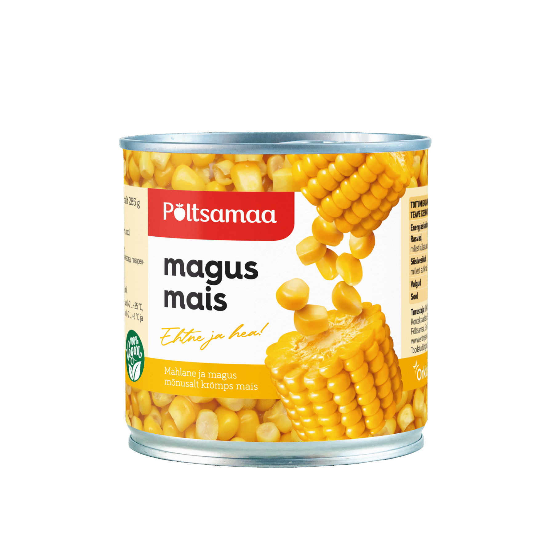 Tootepilt tootele Põltsamaa Magus mais 340g x 10