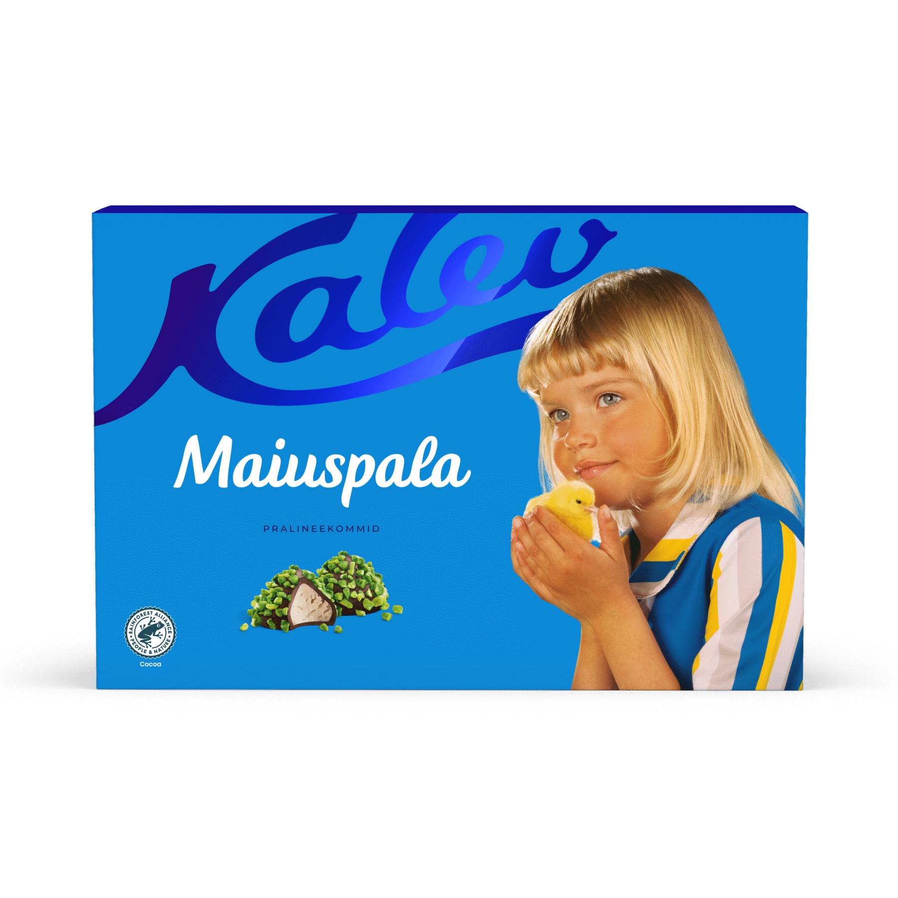 Tootepilt tootele Kalev Maiuspala pralineekommid 200g x 8