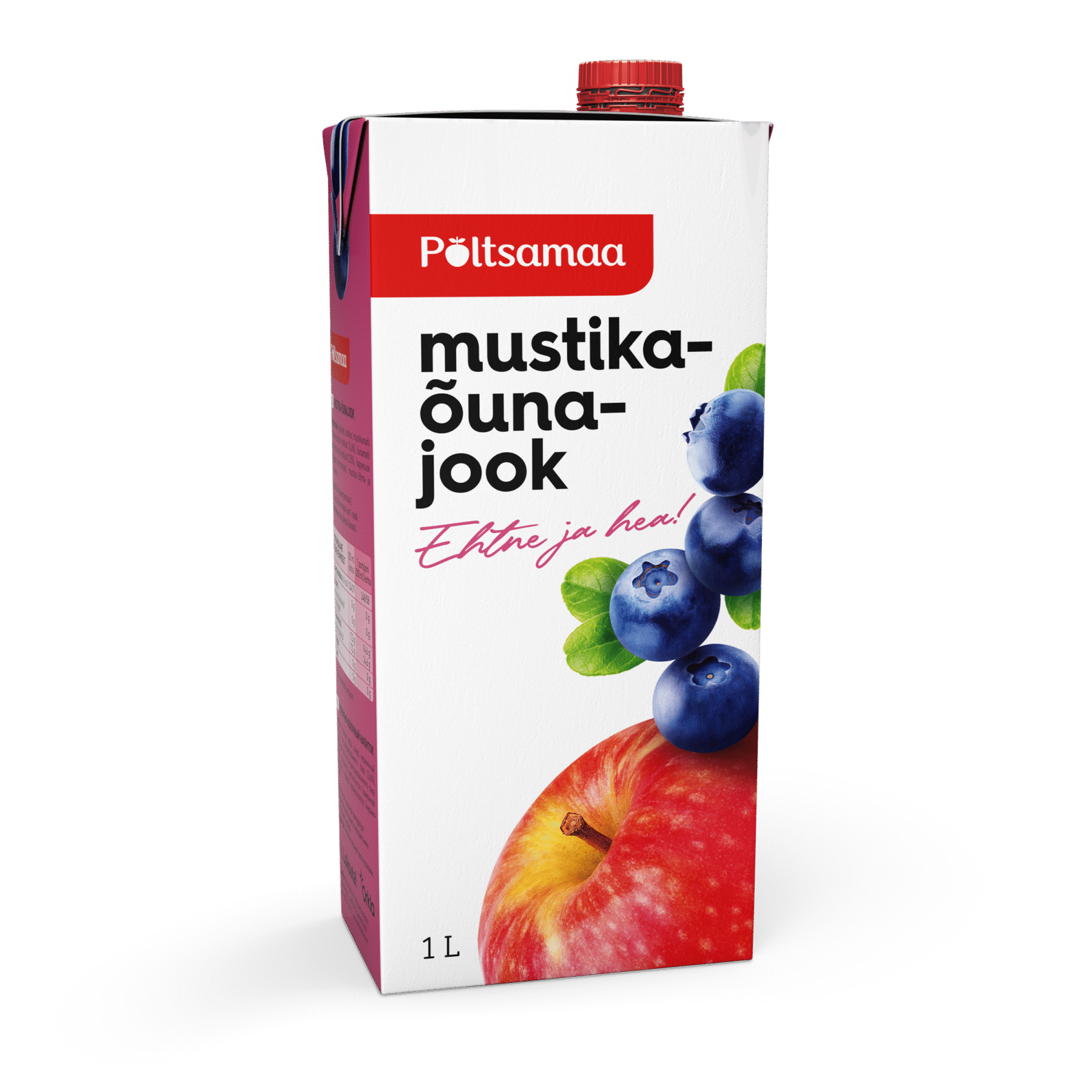 Tootepilt tootele Põltsamaa Mustika-õunajook 1L x 12