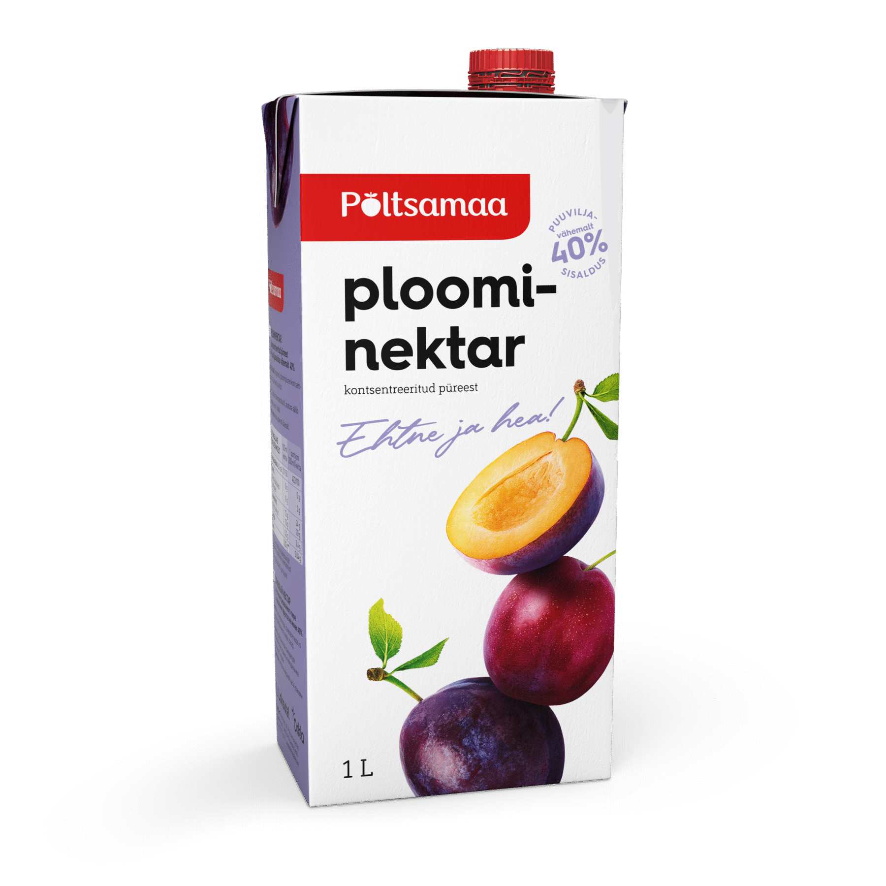 Tootepilt tootele Põltsamaa Ploominektar 1L x 12