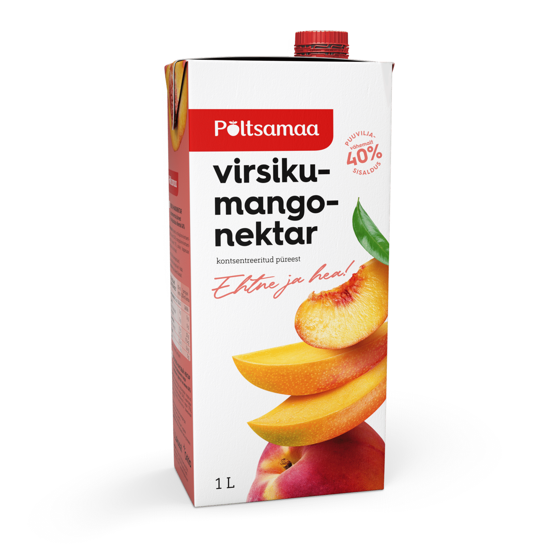 Tootepilt tootele Põltsamaa Virsiku-mangonektar 1L x 12