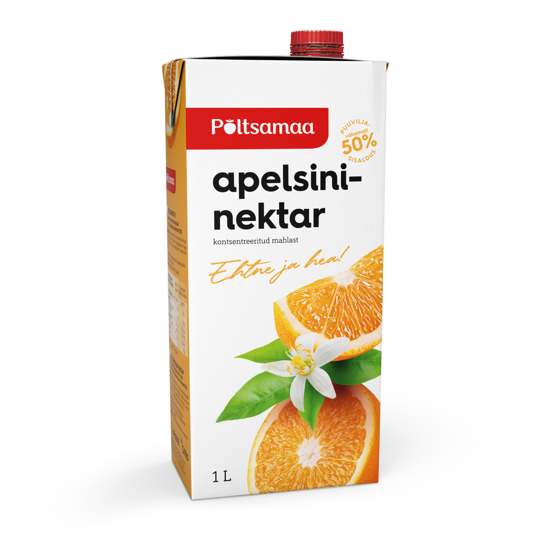 Tootepilt tootele Põltsamaa Apelsininektar 1L x 12