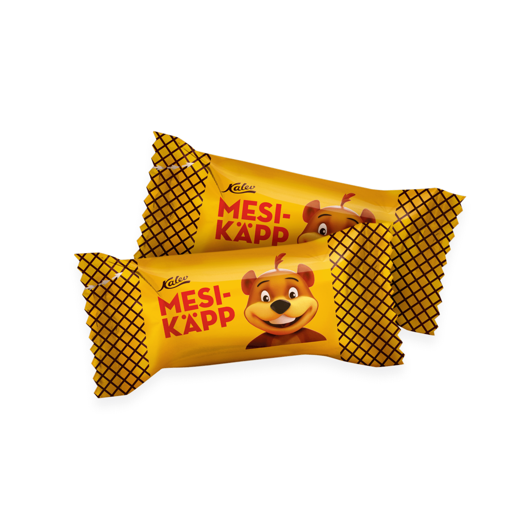 Tootepilt tootele Mesikäpp vahvlikommid pralineekreemiga 1kg x 3
