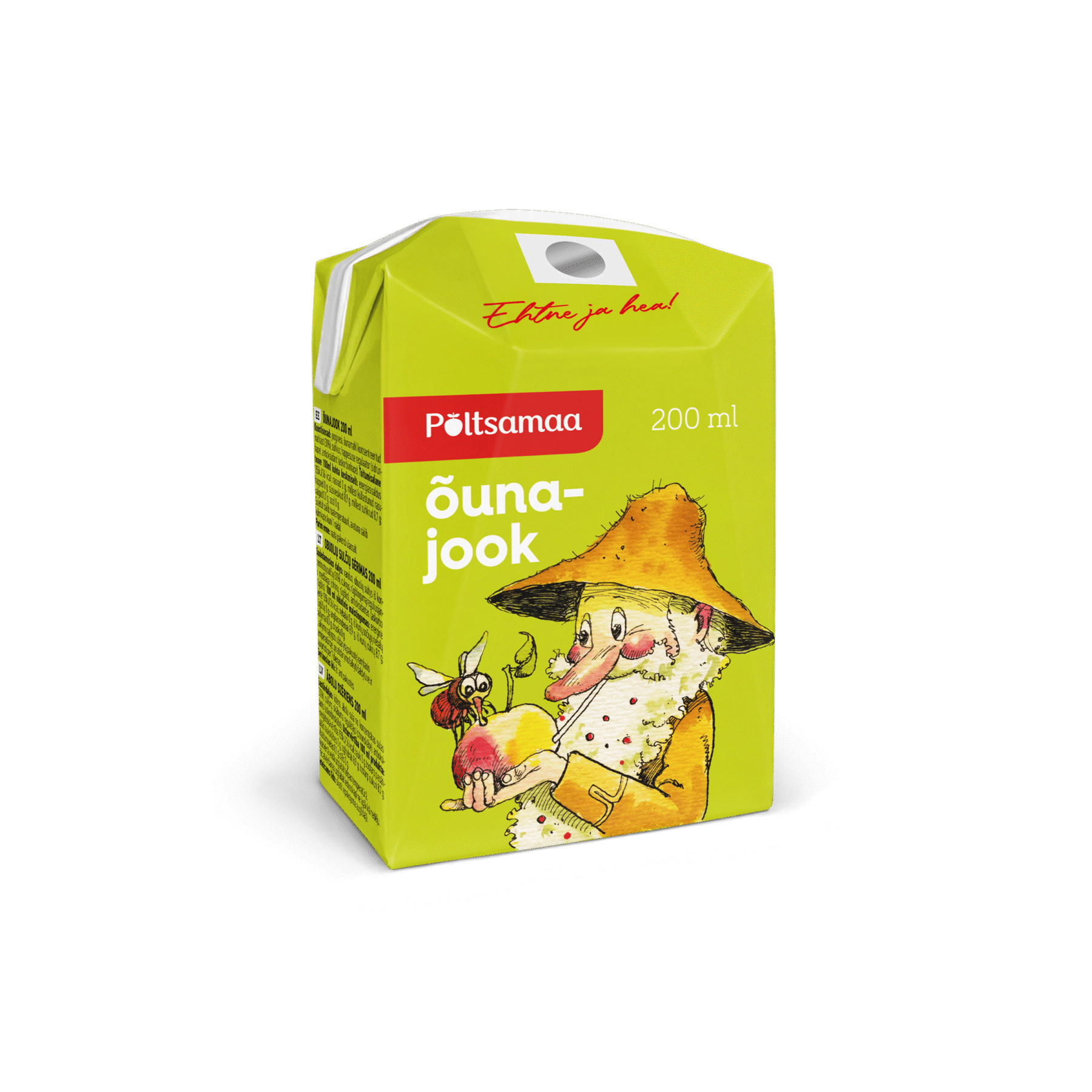 Tootepilt tootele Põltsamaa Õunajook 200ml x 24