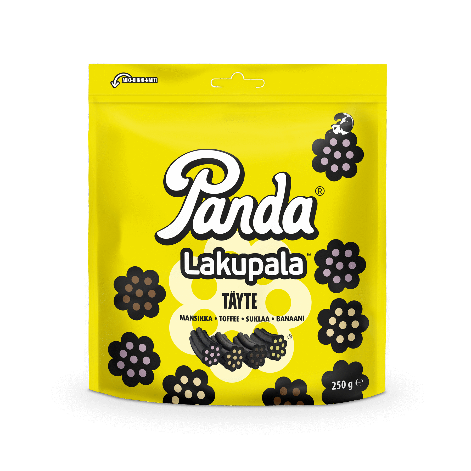 Tootepilt tootele Panda Täytelaku täidisega lagritsa segu 250g x 18