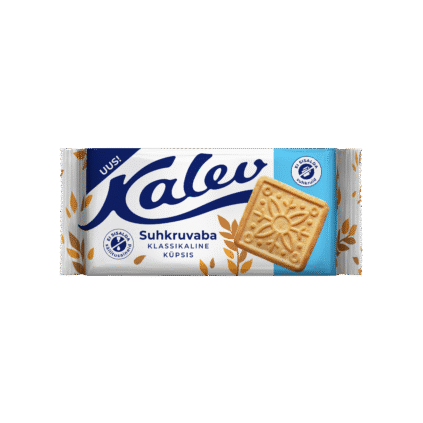 Kalev классическое печенье без сахара 163г x 48