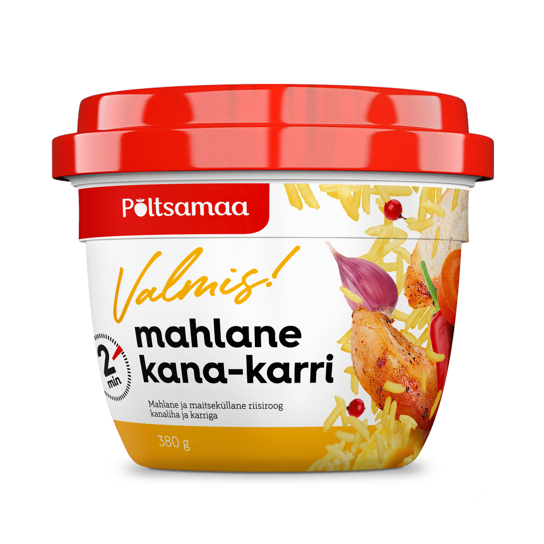 Tootepilt tootele Põltsamaa Valmis! Mahlane kana-karri 380g x 6