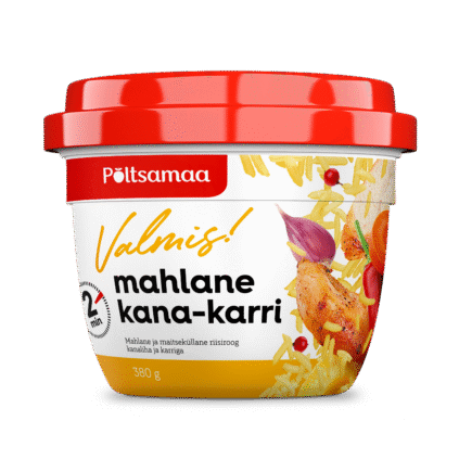 Tootepilt tootele Põltsamaa Valmis! Mahlane kana-karri 380g x 6