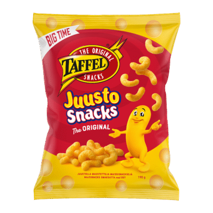 Taffel Juustosnacks juustumaitselised maisisnäkid 190g x 15