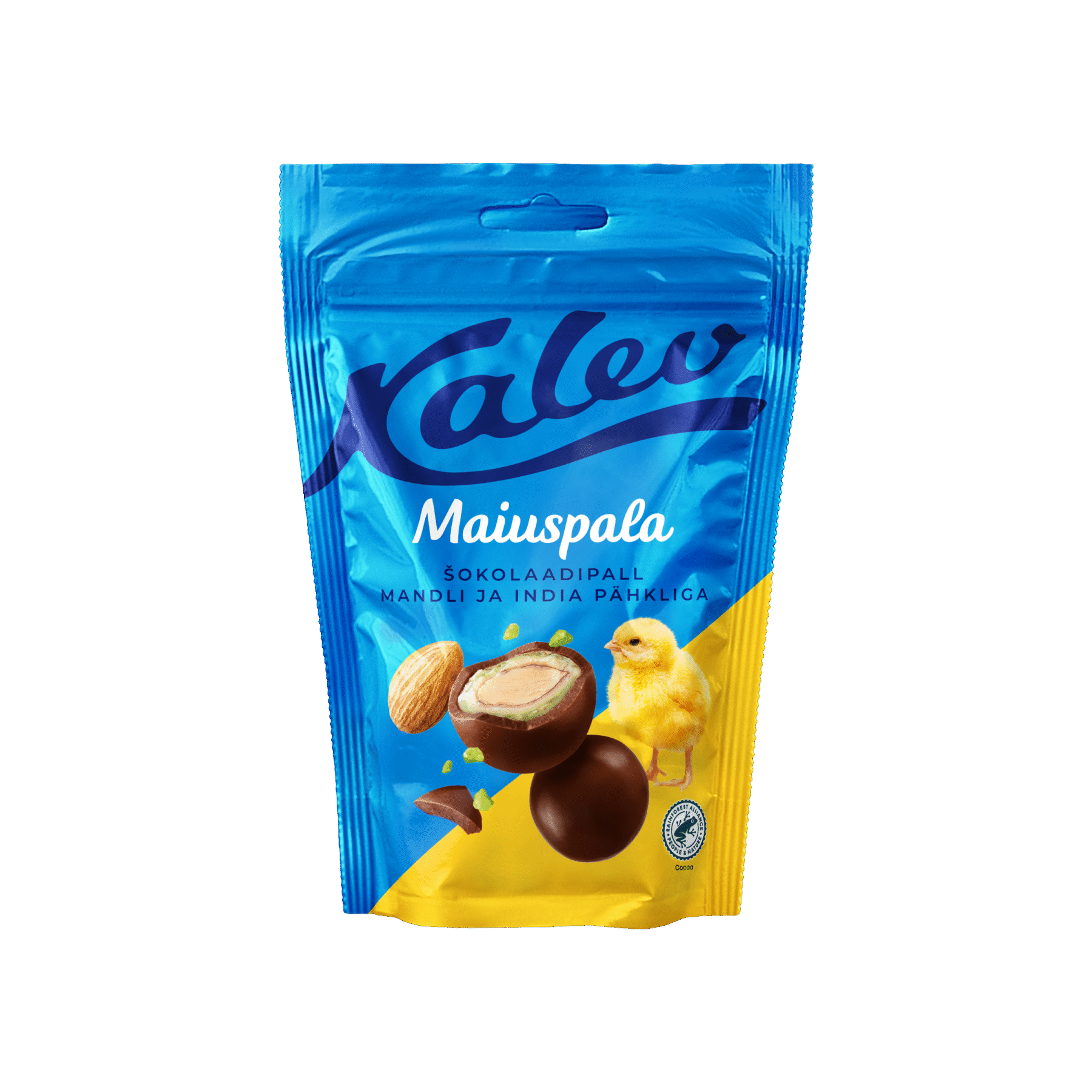 Tootepilt tootele Maiuspala šokolaadipall mandli ja india pähkliga 140g x 18