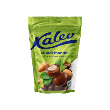 Tootepilt tootele Kalev mündi mandel piimašokolaadis 140g x 18