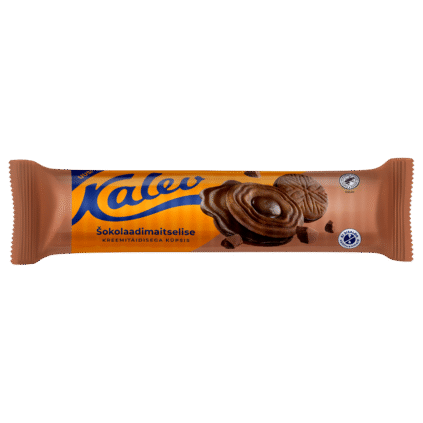 Kalev šokolaadimaitselise kreemitäidisega küpsis 205g x 24