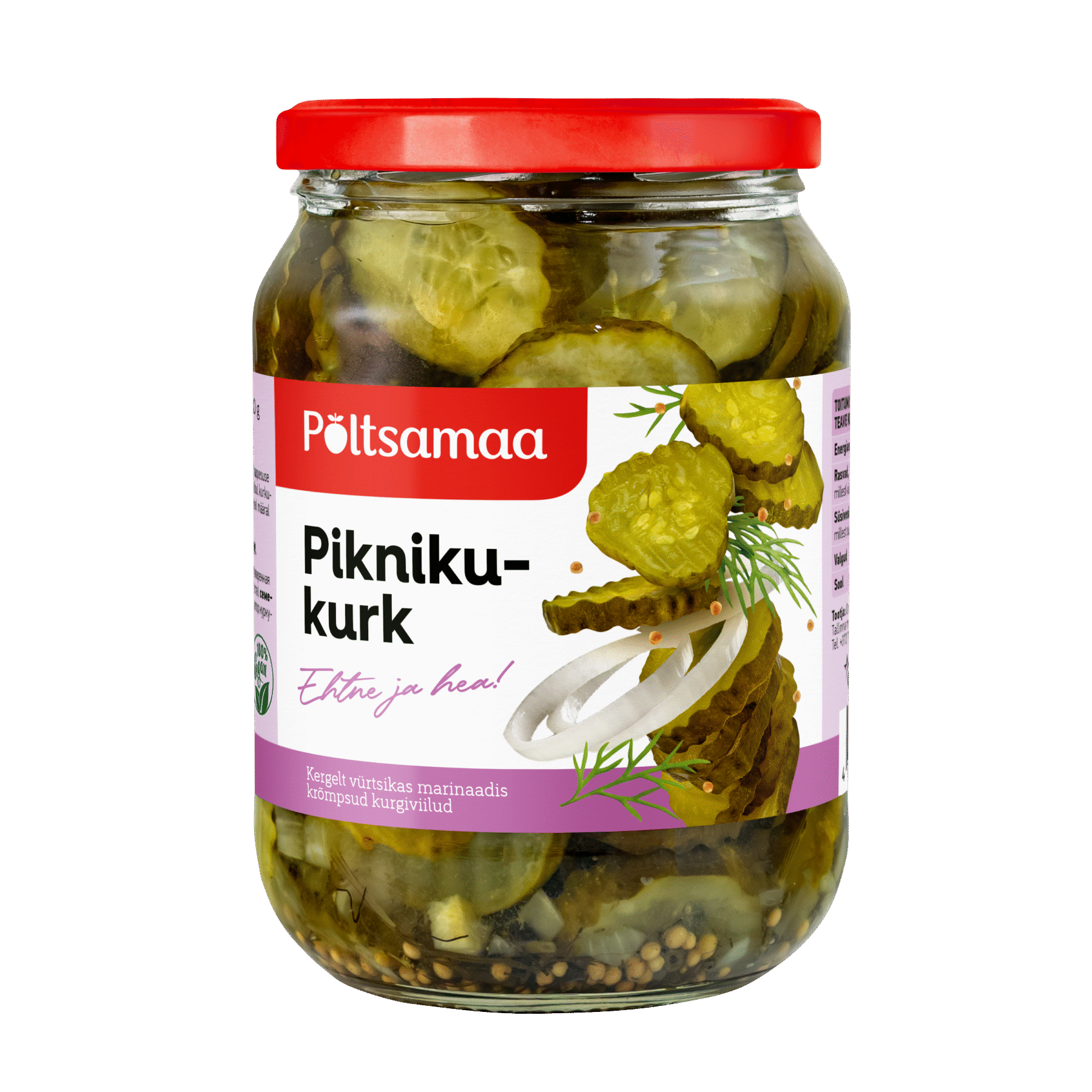 Põltsamaa Piknikukurk (viilud) 680g x 8
