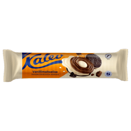 Kalev vanillimaitselise kreemitäidisega küpsised 205g x 24