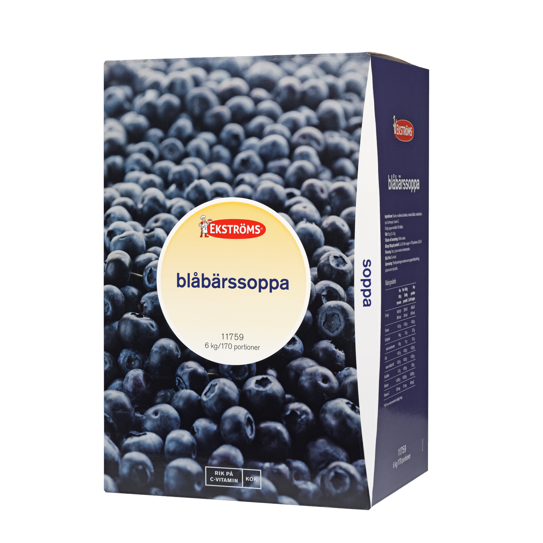 Ekströms Blueberry Soup 6kg x 1
