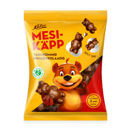 Mesikäpp vahukommid piimašokolaadis 115g x 18