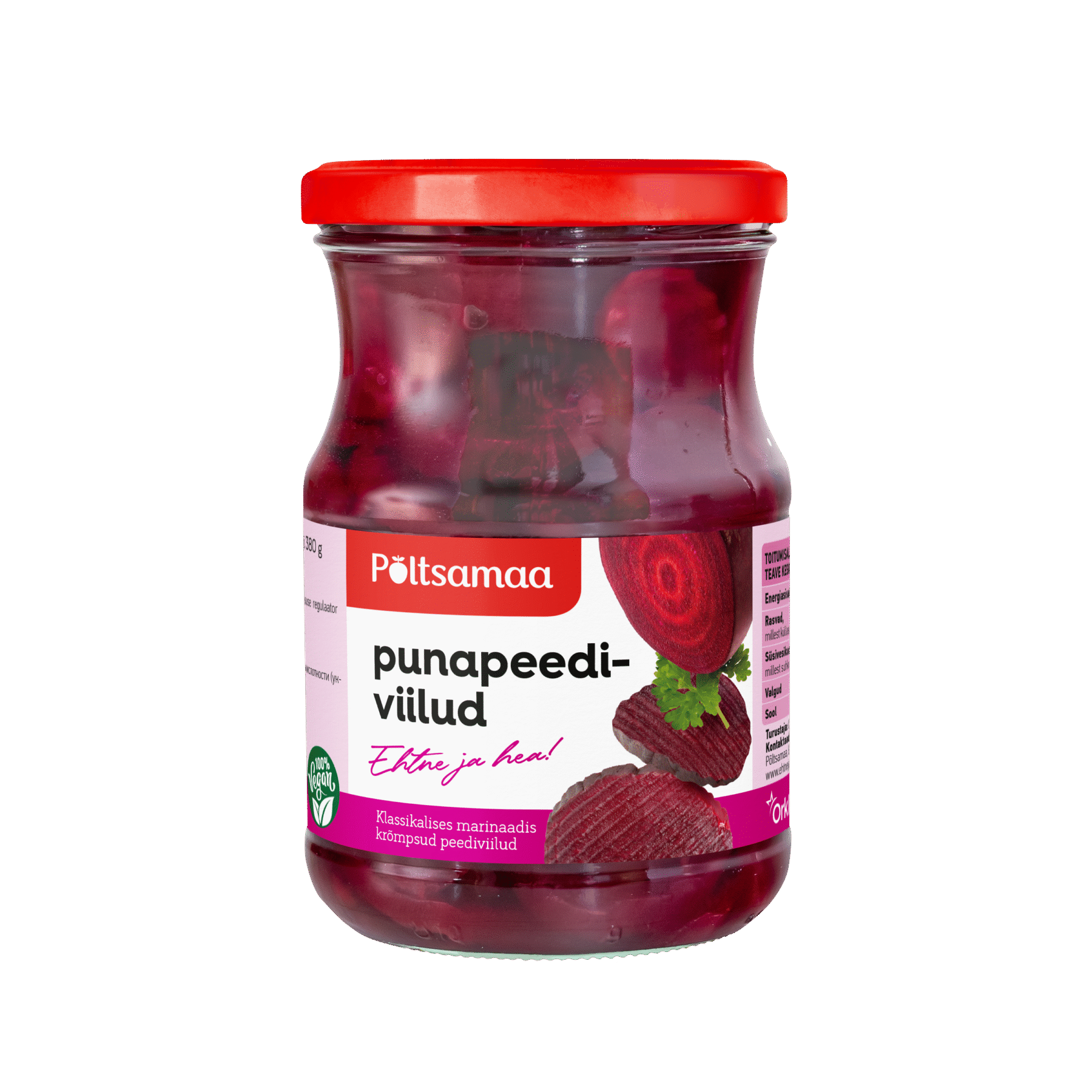 Tootepilt tootele Põltsamaa Punapeediviilud 570g x 8