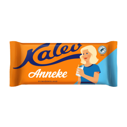 Tootepilt tootele Kalev Anneke piimašokolaad 100g x 15