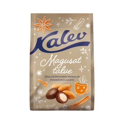 Kalev jõuluvürtsine mandel piimašokolaadis 110g x 16