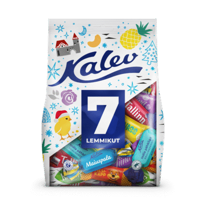 Kalev 7 lemmikut kommisegu 700g x 6